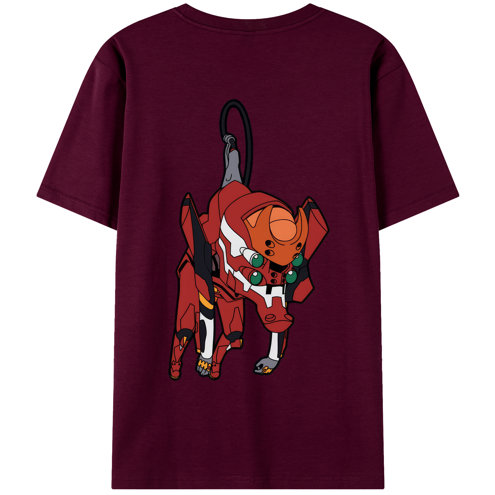 （画像用） EVA 新世紀エヴァンゲリオン レディース半袖Tシャツ(バックプリント)